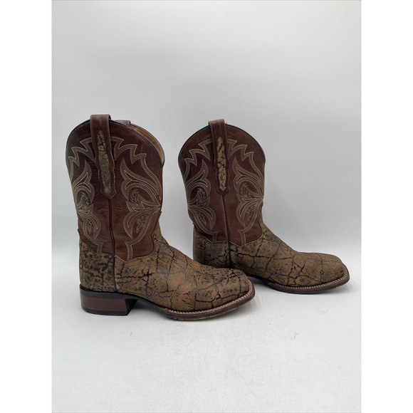 Dan Post Men\'s Elephant Print Western Performance Boots Broad Square Toe 9.5D main image 5